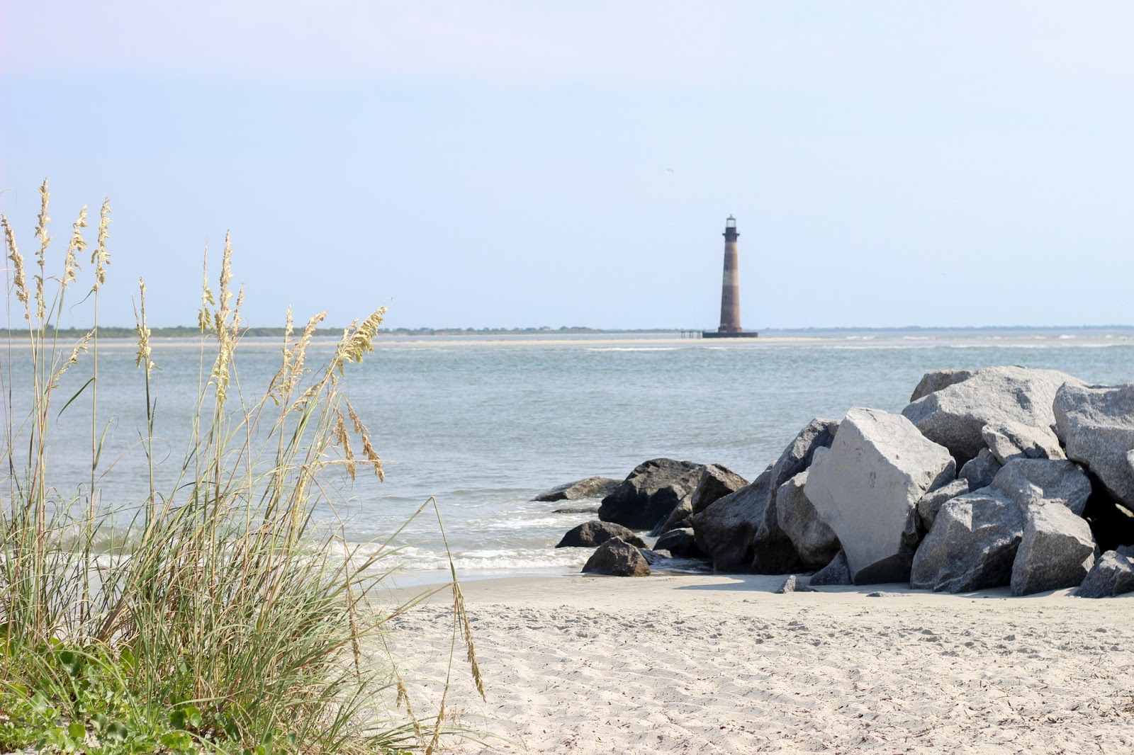 Family Photos at Morris Island Lighthouse Olive and Tate