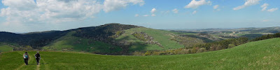 Panorama ze stoków Połońskiego Wierchu.