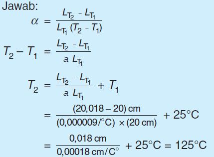 Contoh Soal Fisika Pemuaian