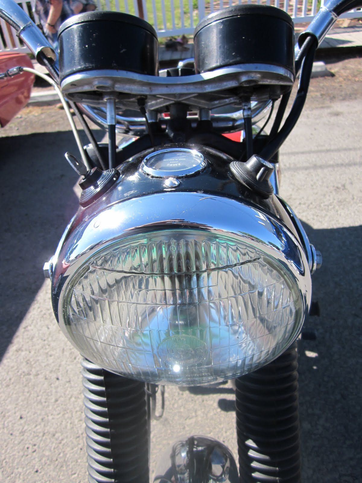 OldMotoDude 1965 BSA Lightning Rocket Bickleton Wa, Car Show