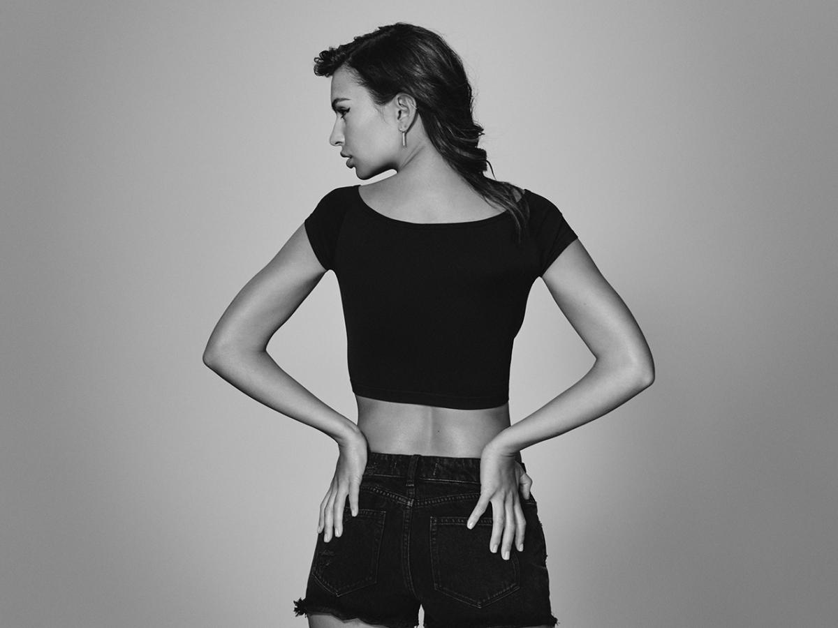 Emily Ratajkowski goes topless for the DL1961 Campaign