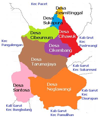 KotaKita.com: Peta Kecamatan Kertasari