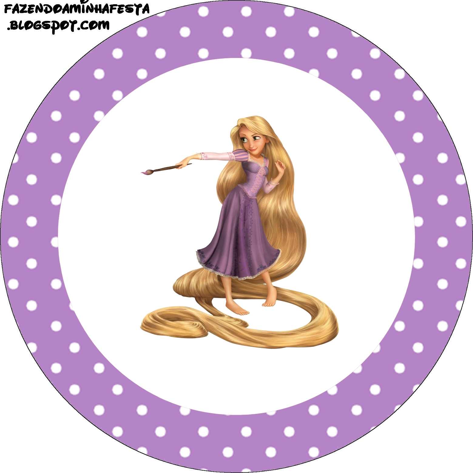 Tangled (Rapunzel) Party Free Printables. | Oh My Fiesta! in english