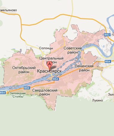Карта свердловского района красноярска