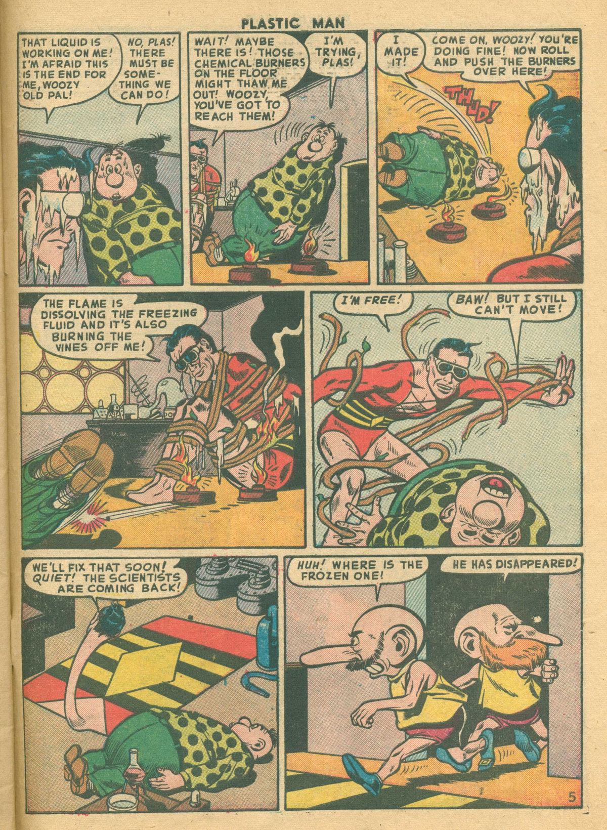 Read online Plastic Man (1943) comic -  Issue #37 - 31