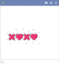XOXO Facebook Emoji