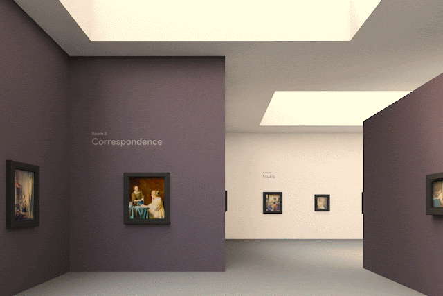Aufnahmen der Pocket Gallery mit Vermeer