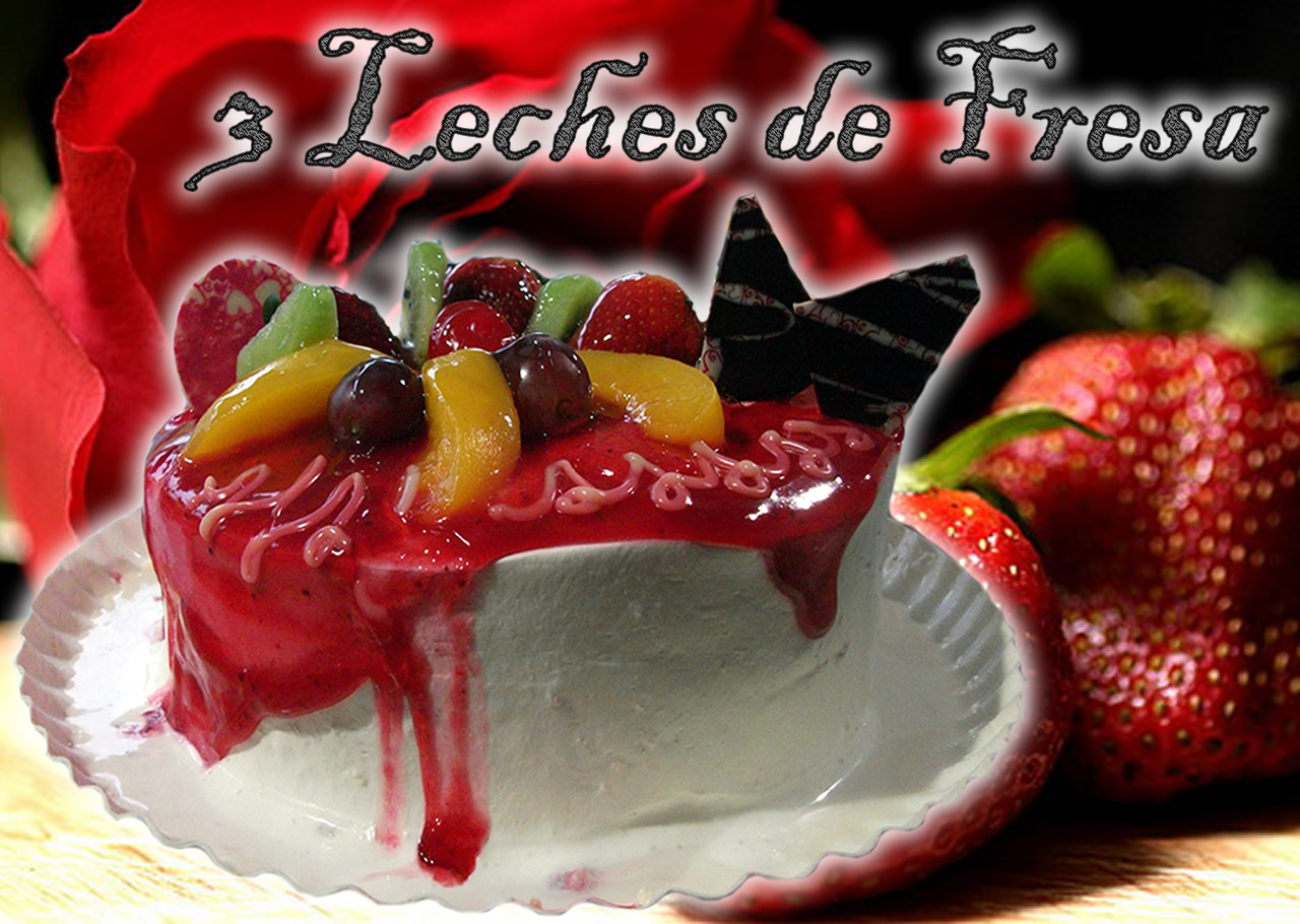 PASTELERIA GUADALUPANA PASTEL 3 LECHES DE FRESA