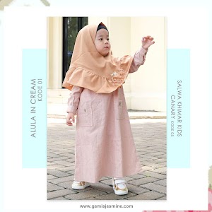 Shalwa Khimar Kids Canary Shalwa Khimar Kids Canary