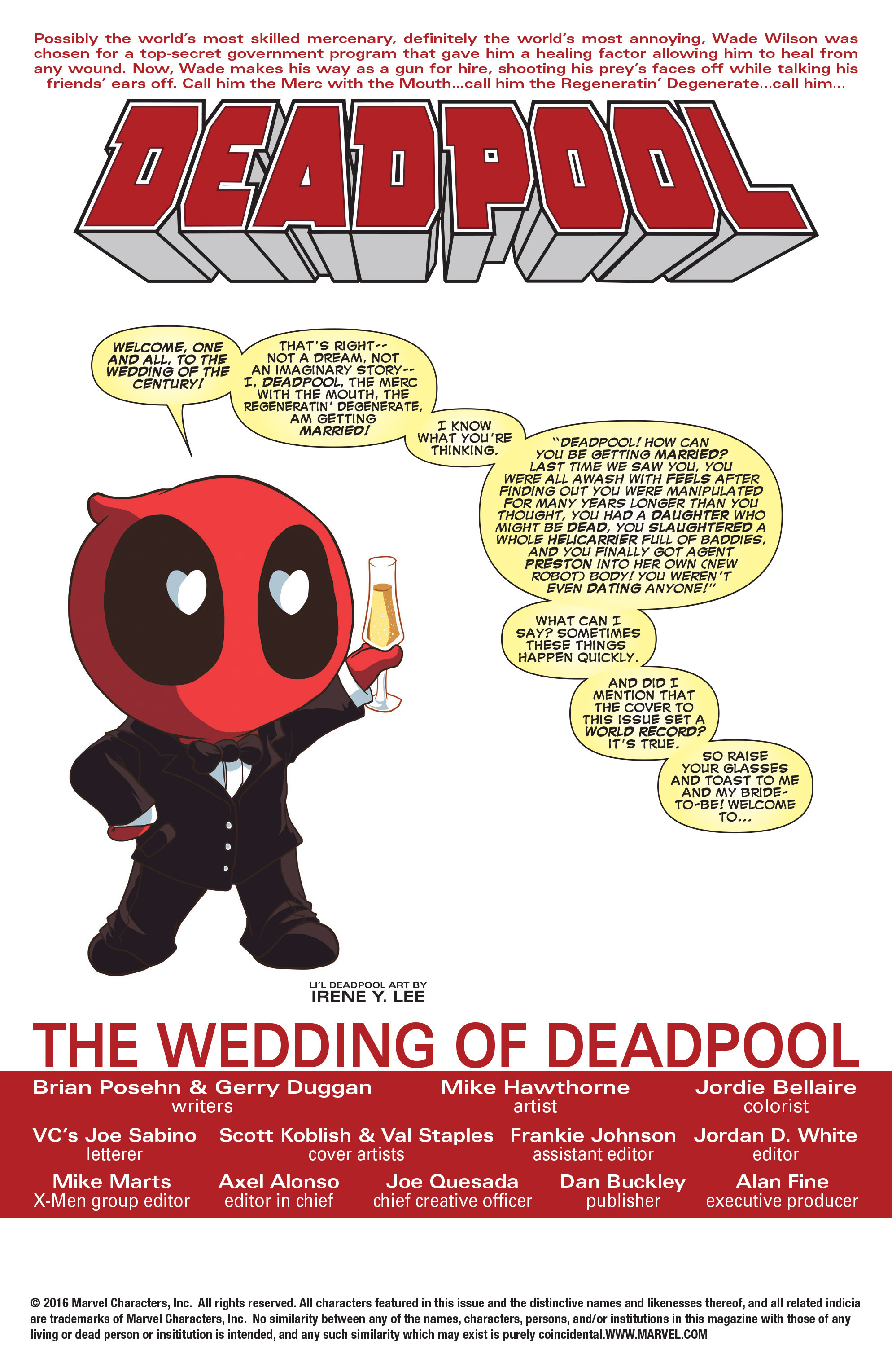 Read online True Believers: The Wedding of Deadpool comic -  Issue # Full - 3