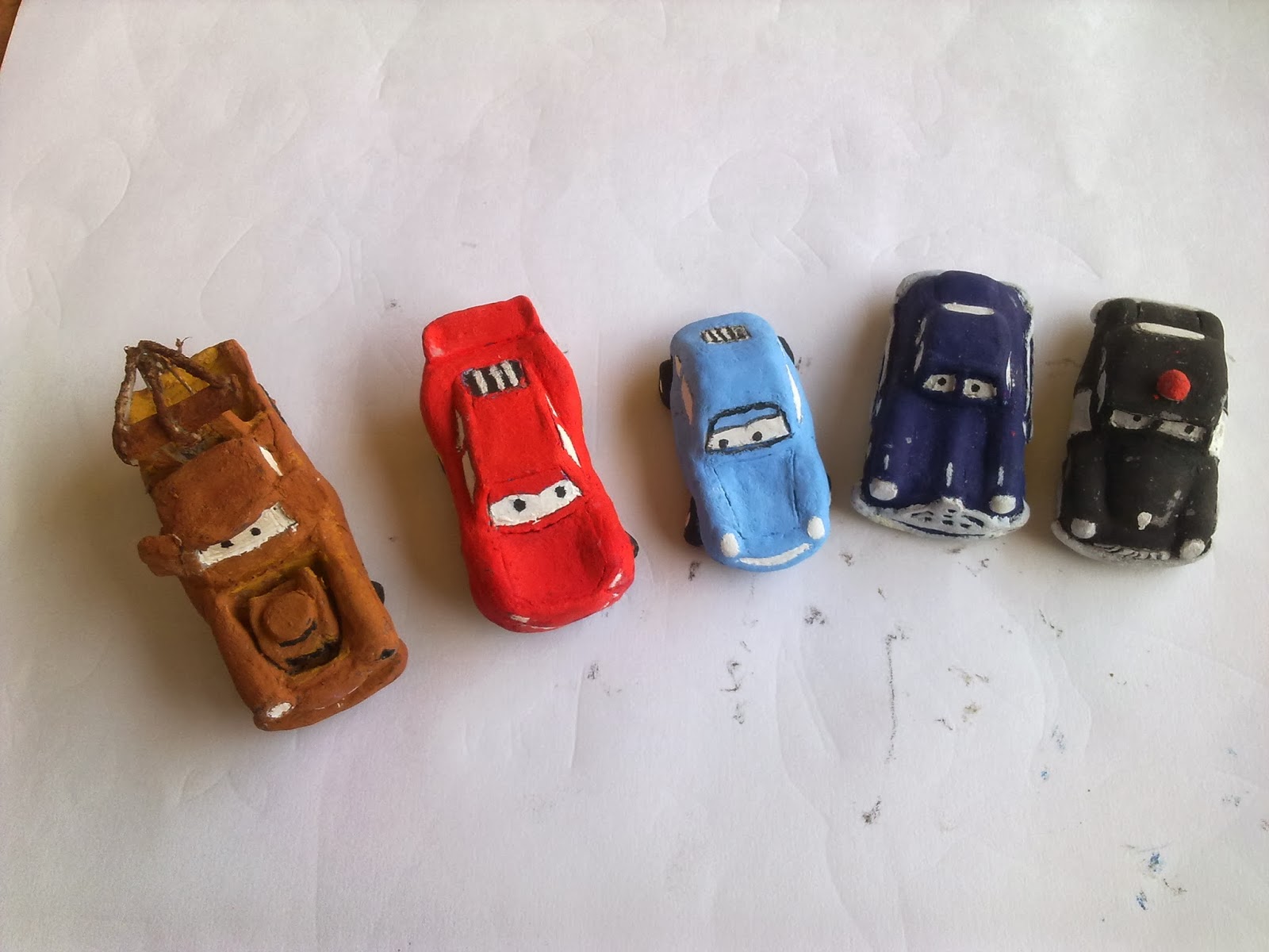 Fine Arts Shirish Ghatge McQueen and friends (from cars) Clay models
