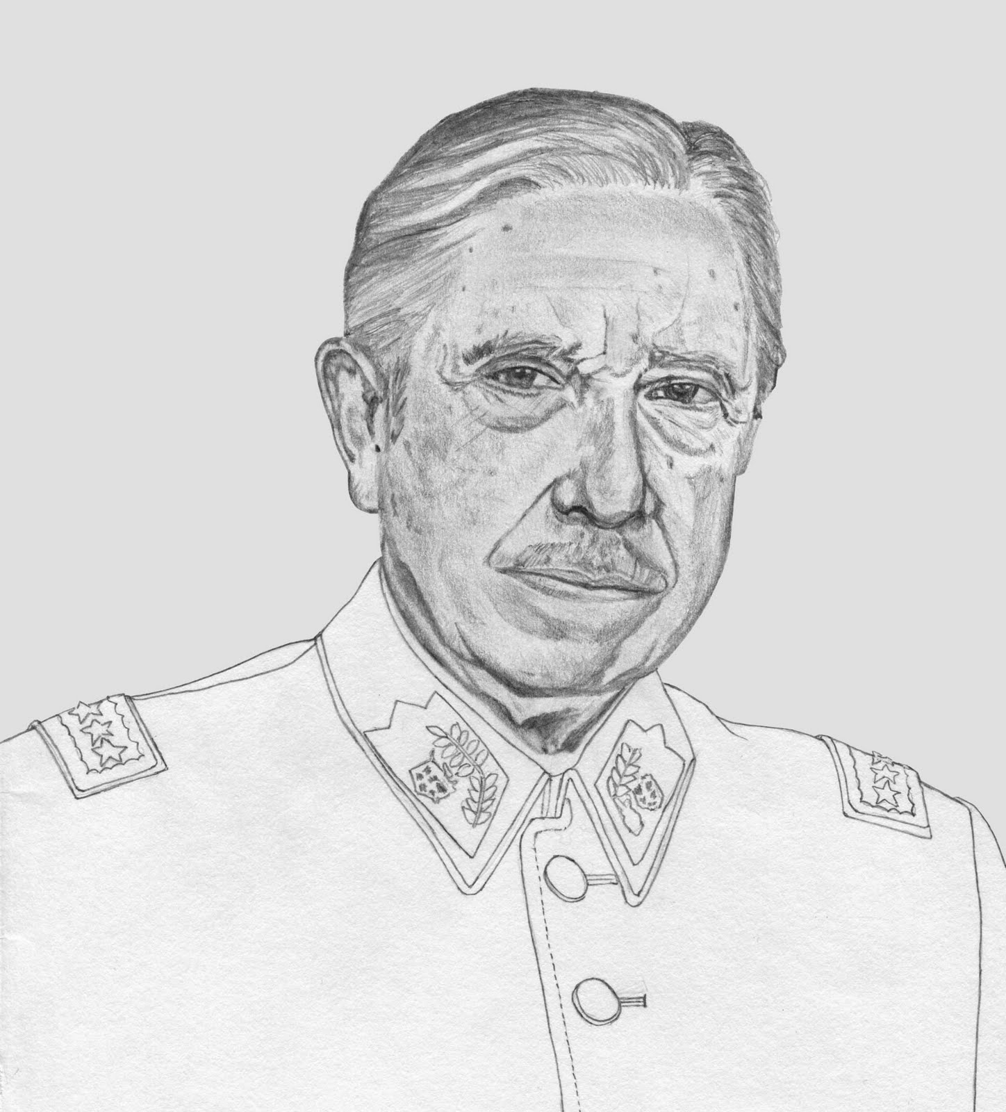 Words and pictures: Augusto Pinochet