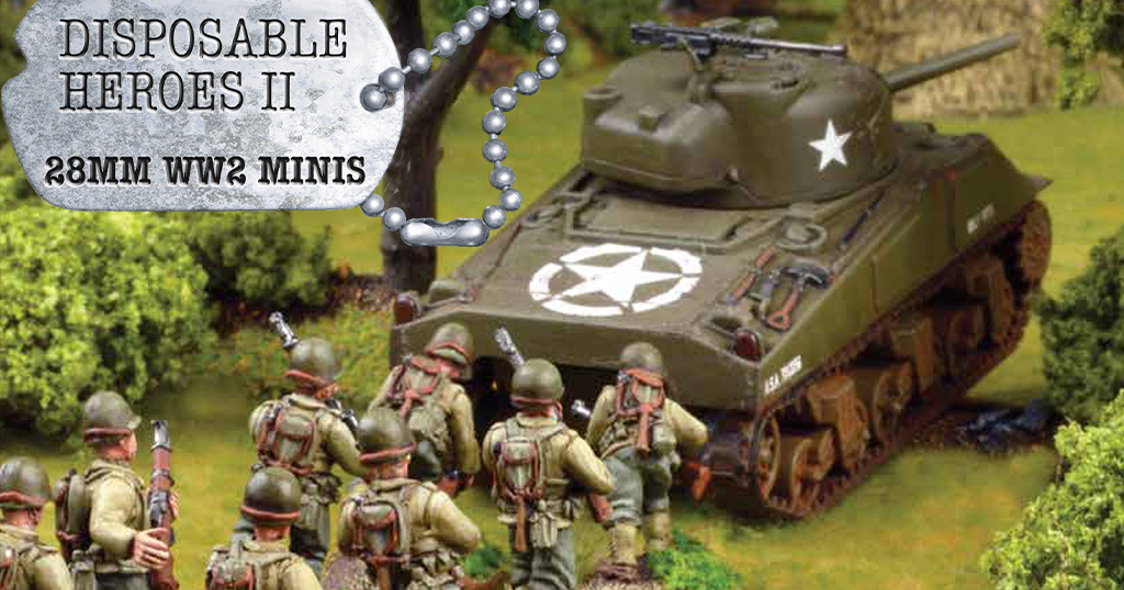 Tabletop Fix Brigade Games Disposable Heroes II Kickstarter