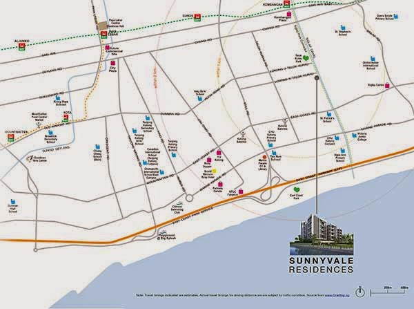 Sunnyvale Residences Location Map