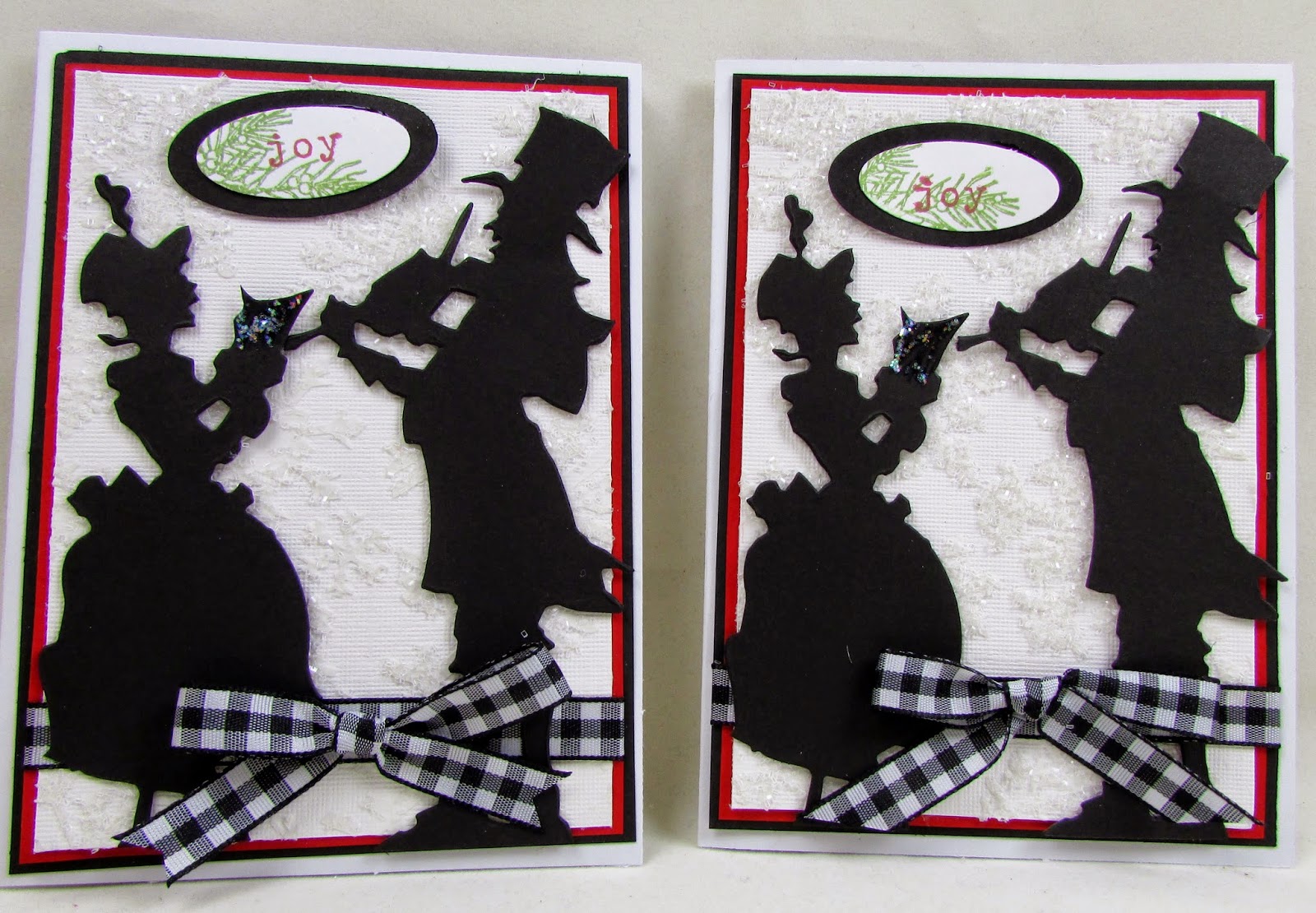 Dawns Craft Place Tim Holtz Die Cut Christmas Cards