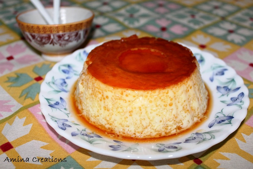 AMINA CREATIONS EGG PUDDING/ CARAMEL CUSTARD PUDDING (DETAILED RECIPE)
