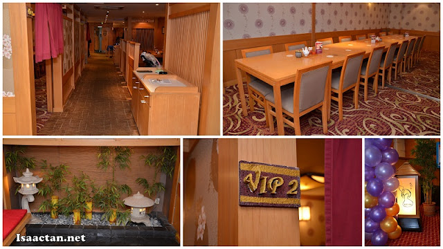 The rather cozy Japanese-like environment of Agehan Japanese Restaurant