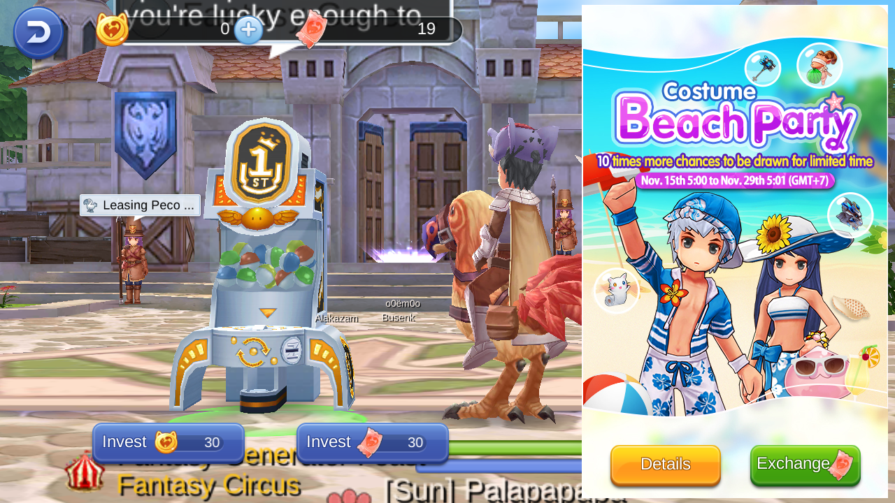 Ragnarok Mobile Summer Costume And Assistant Ragnarok Mobile Summer Costume And Assistant
