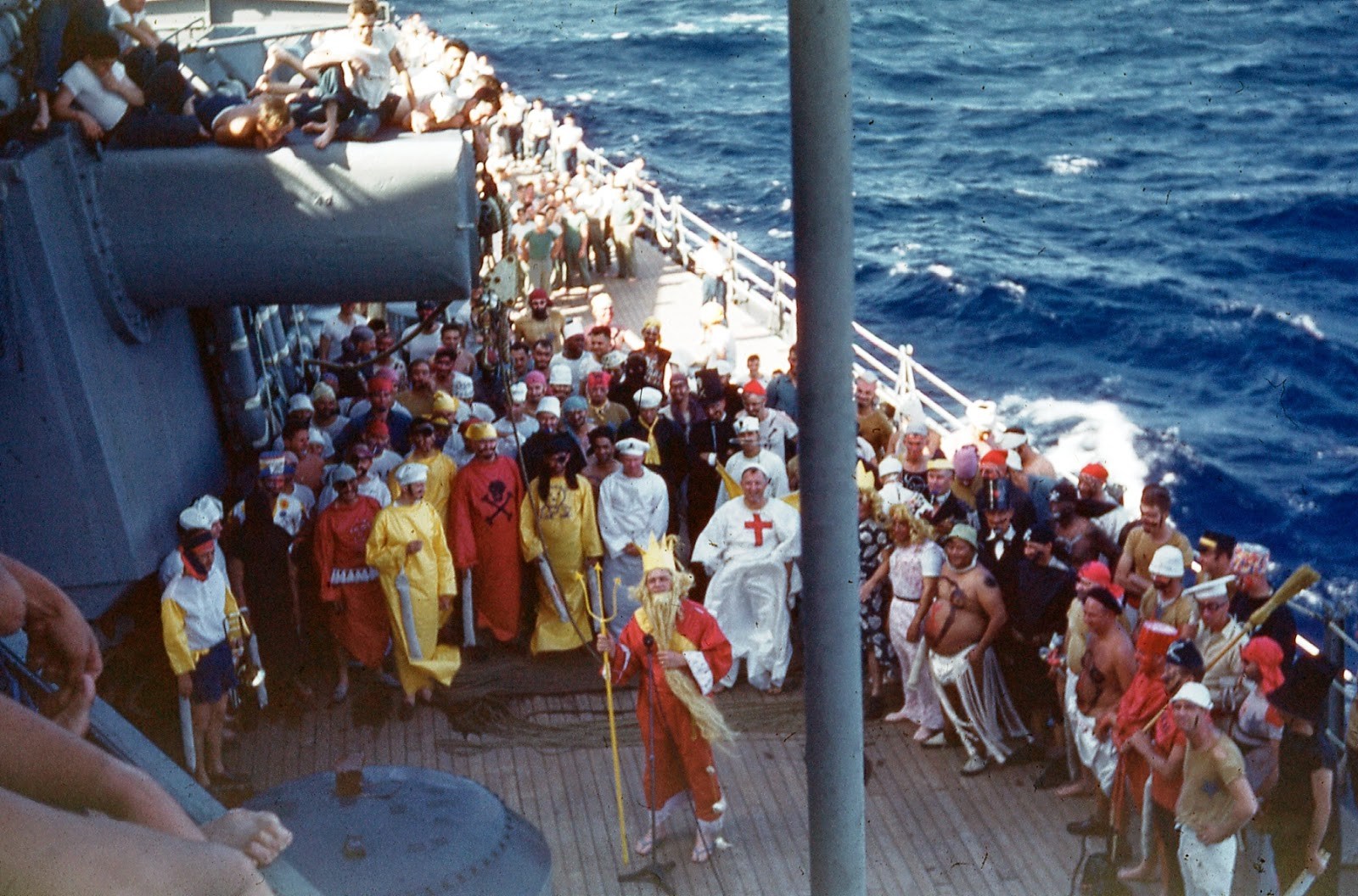Linecrossing Ceremony Neptune Court