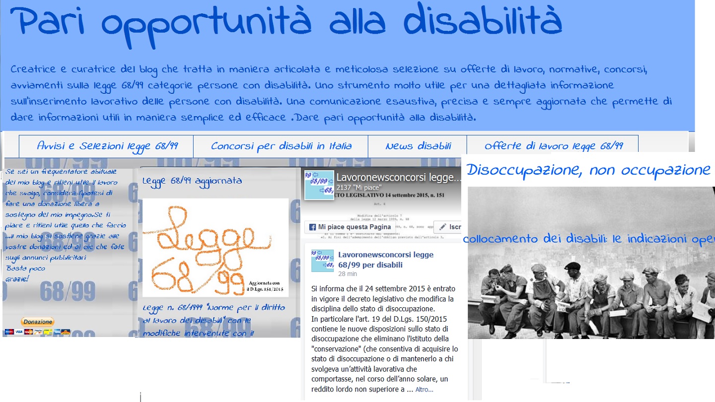 Pari Opportunità alla Disabilità