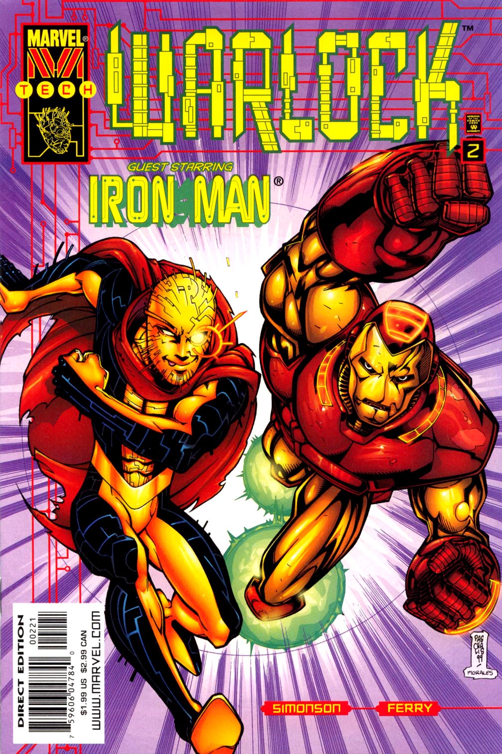Read online Warlock (1999) comic -  Issue #2 - 3
