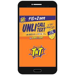 TNT UTP15 - 15 pesos Promo with 2 days Unli Call and Text TNT UTP15 - 15 pesos Promo with 2 days Unli Call and Text