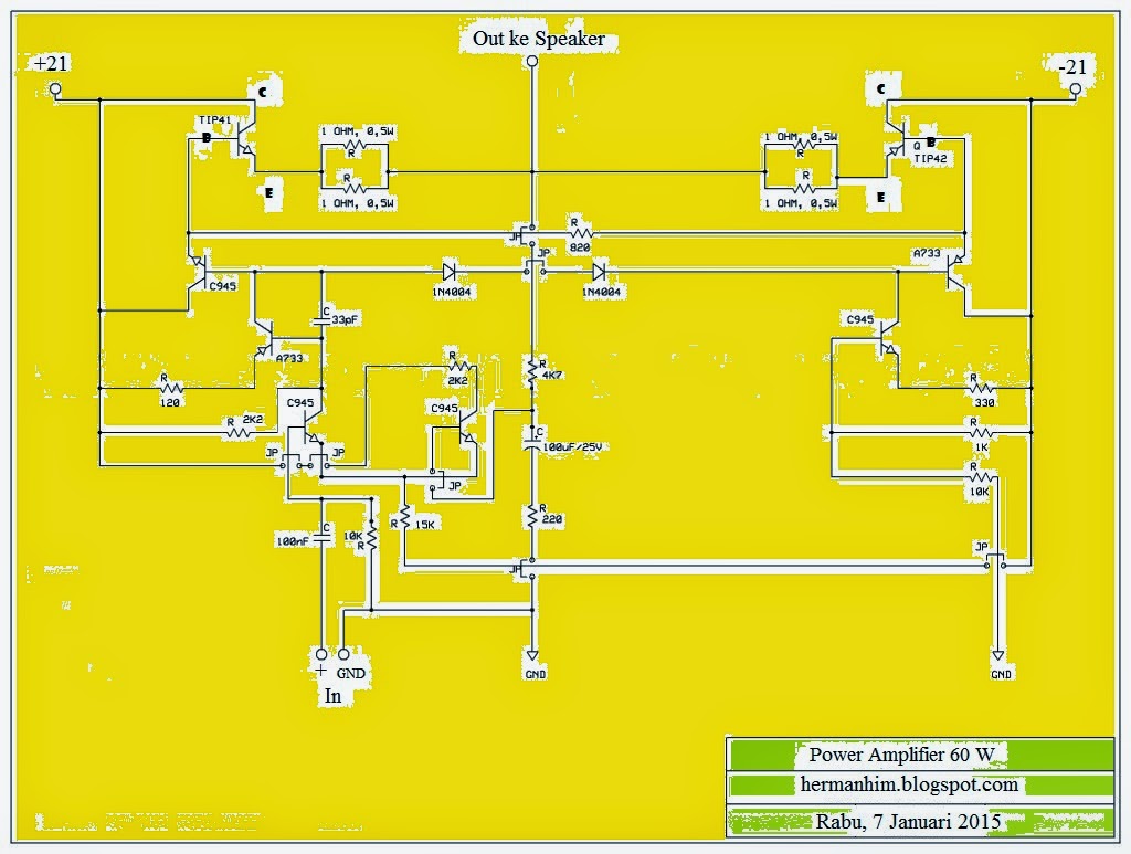 72+ Skema Power Amplifier Tip 41 42