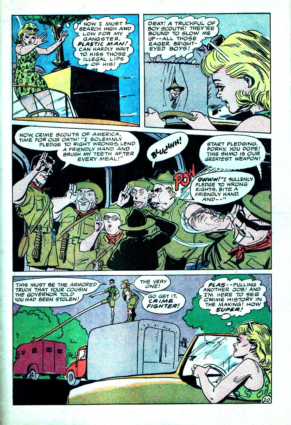 Read online Plastic Man (1966) comic -  Issue #8 - 27