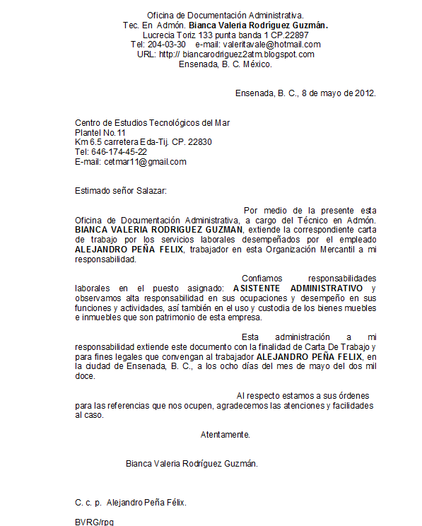Carta De Oficio Estructura Quotes About A 7e7