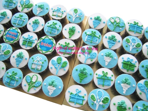 Birthday Cupcake Edible Image  