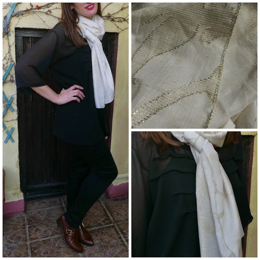 Pañuelo fácil de hacer con relladora