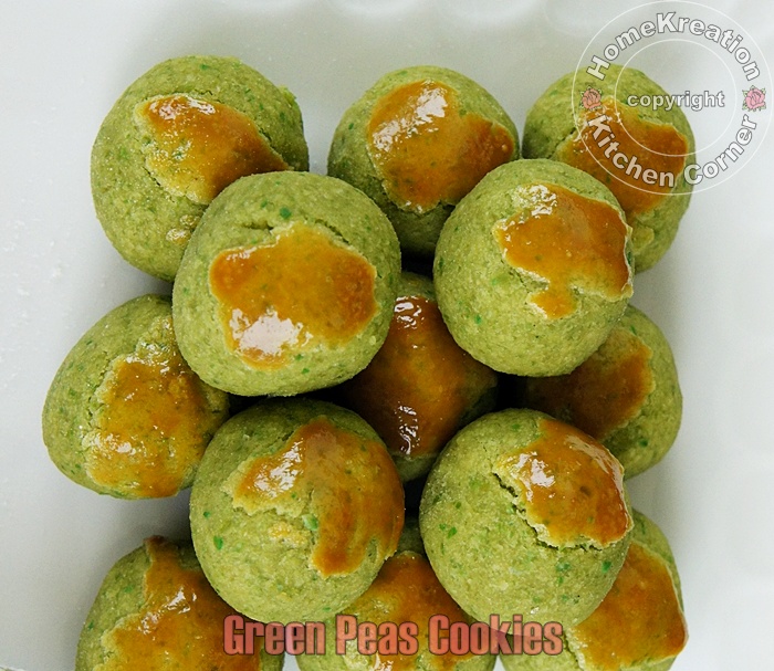 HomeKreation Kitchen Corner Green Peas Cookies II (Biskut Kacang Peas II)