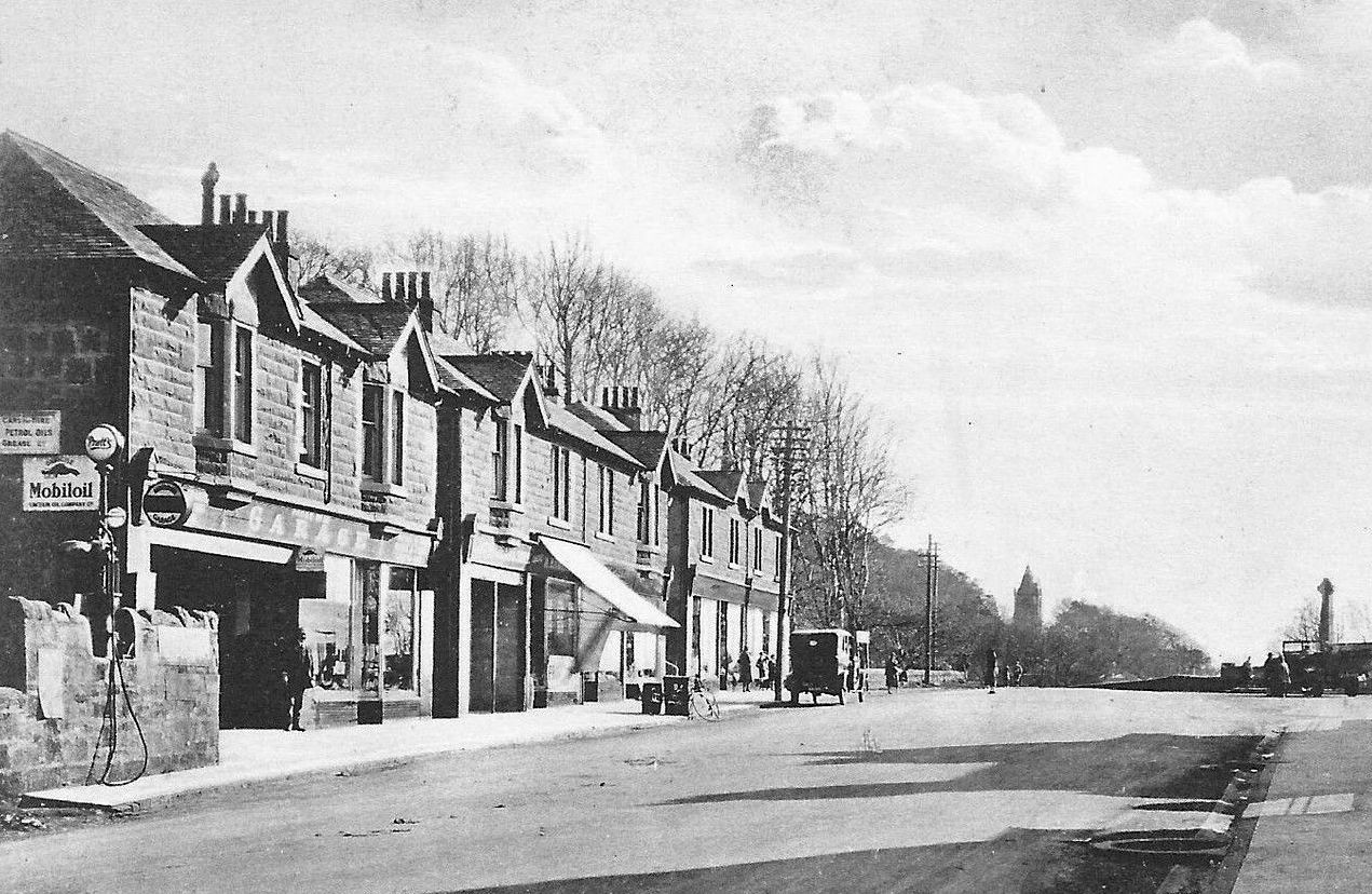 Tour Scotland Old Photograph Station Road Wemyss Bay Scotland