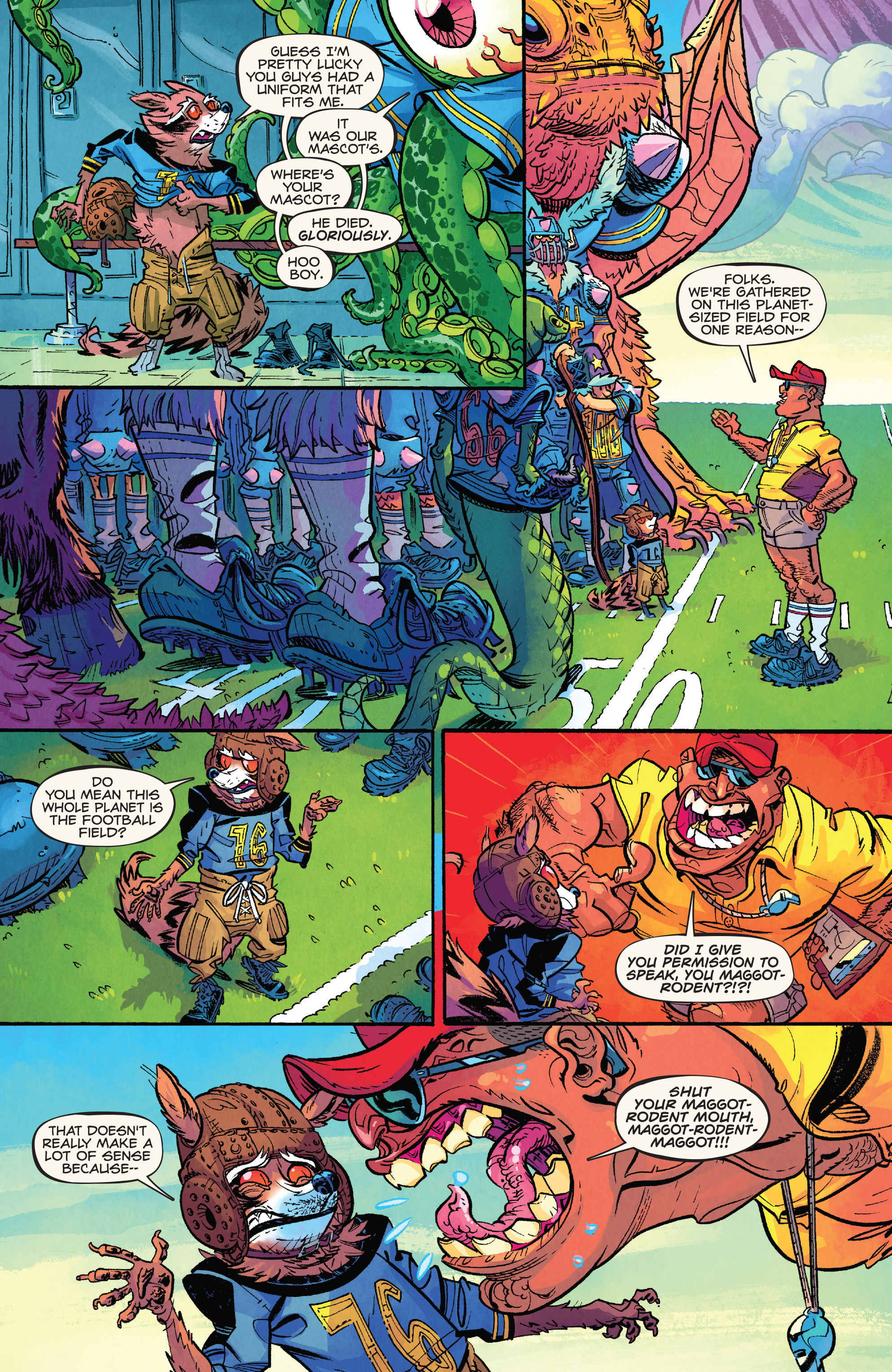 Read online Rocket Raccoon & Groot comic -  Issue #4 - 10