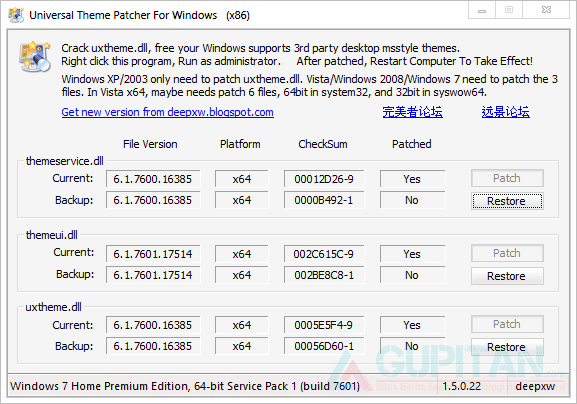 Download Universal Theme Patcher
