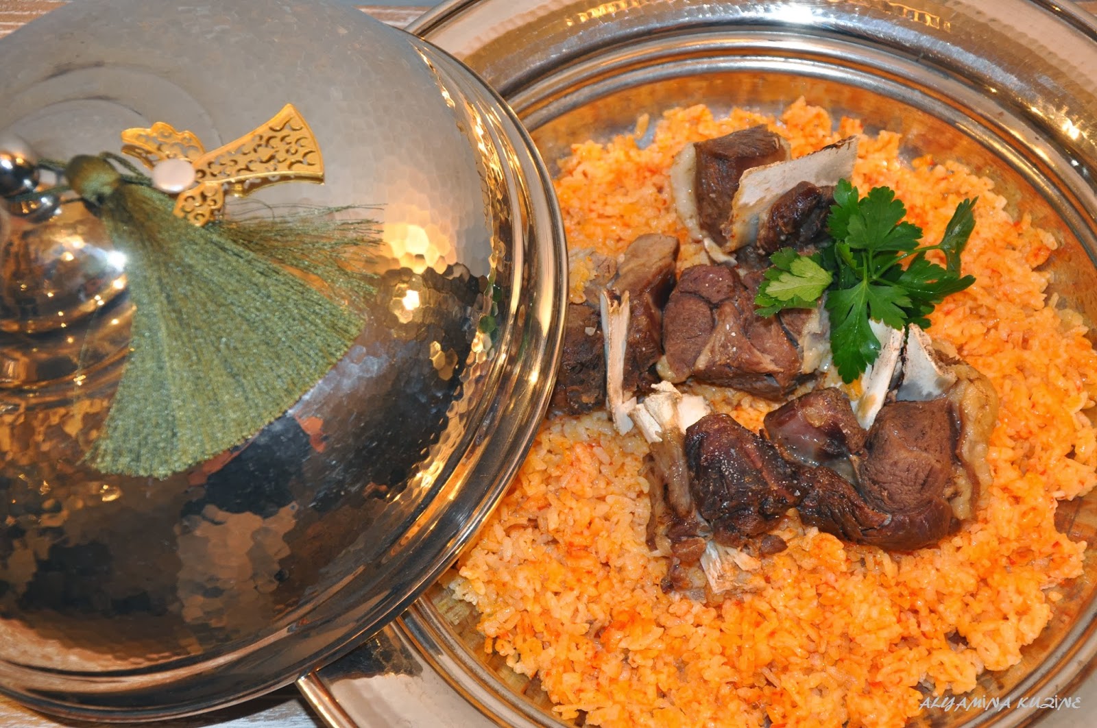 ETLİ BÜRYAN PİLAVI ALYAMİNA KUZİNE