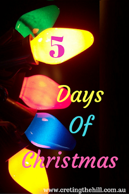 5 days till christmas MY 5 DAYS OF CHRISTMAS - Cresting The Hill