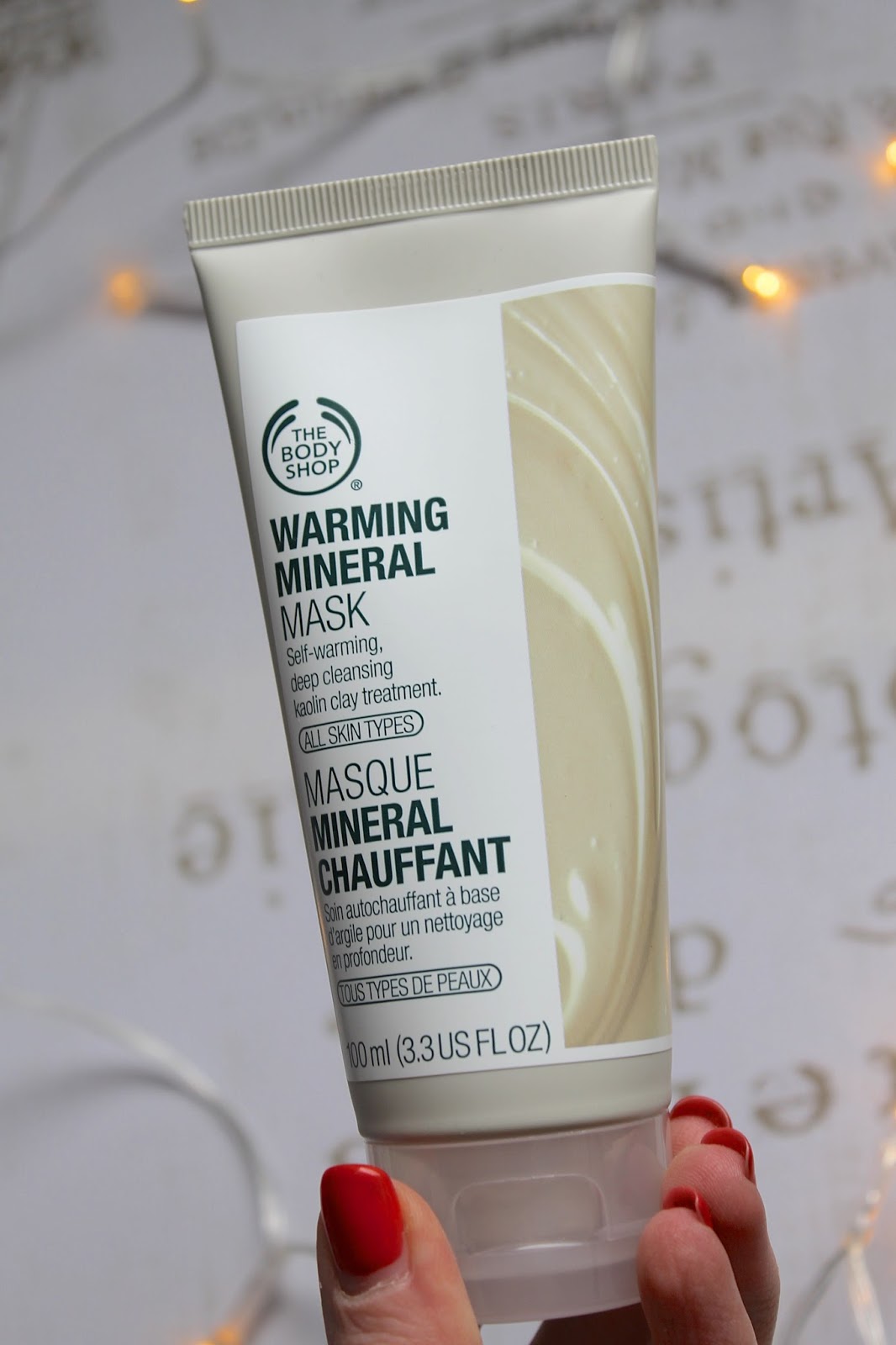 Bank Holiday Pampering Self-Warming Mineral Face Mask from Body Shop - BecBoop