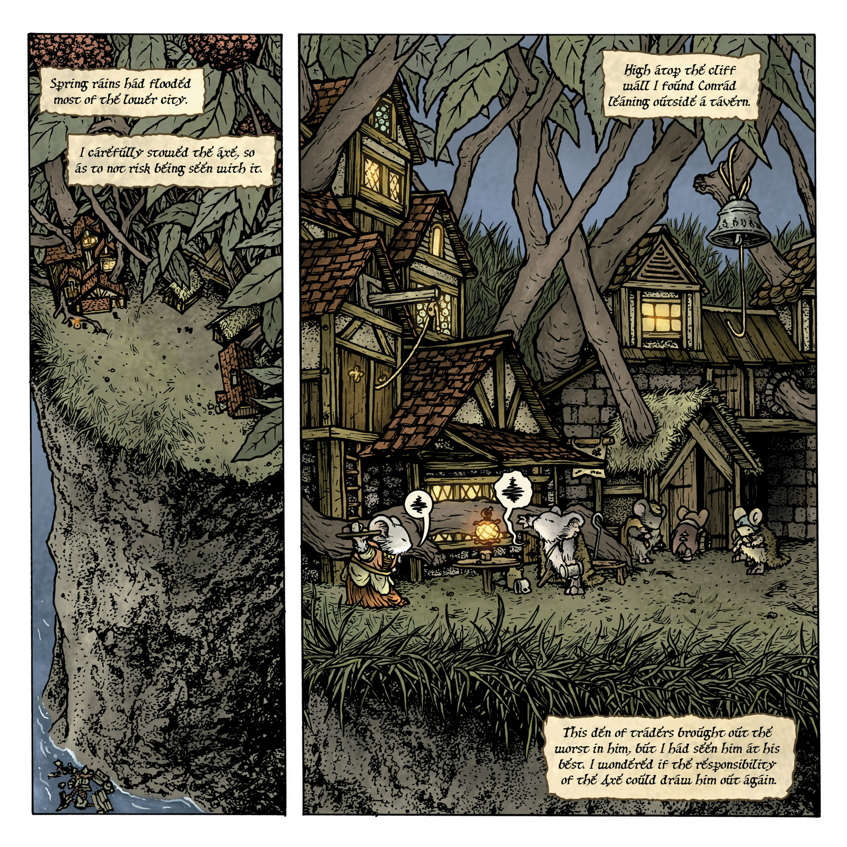 Read online Mouse Guard: The Black Axe comic -  Issue #6 - 16