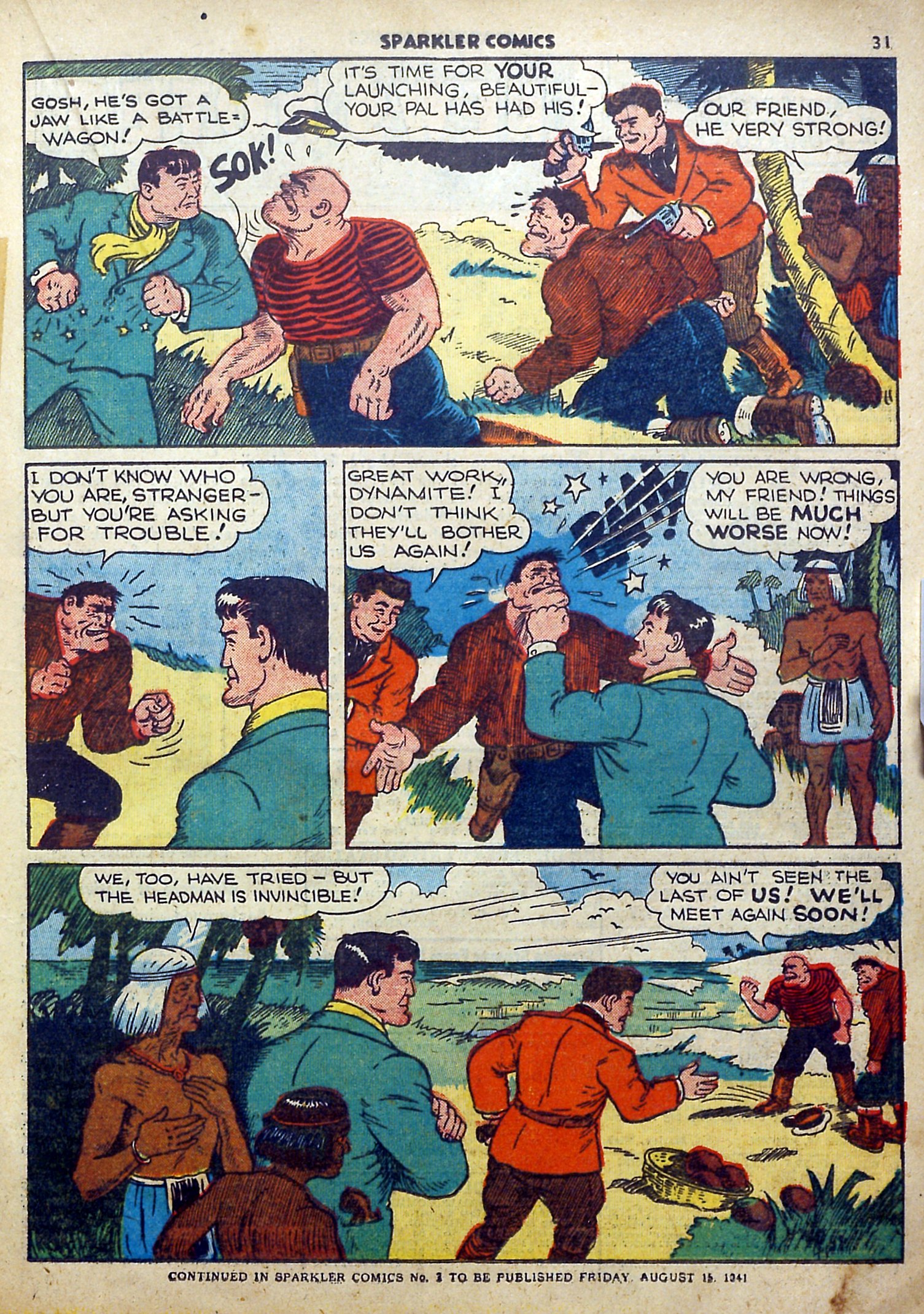 Read online Sparkler Comics comic -  Issue #2 - 27