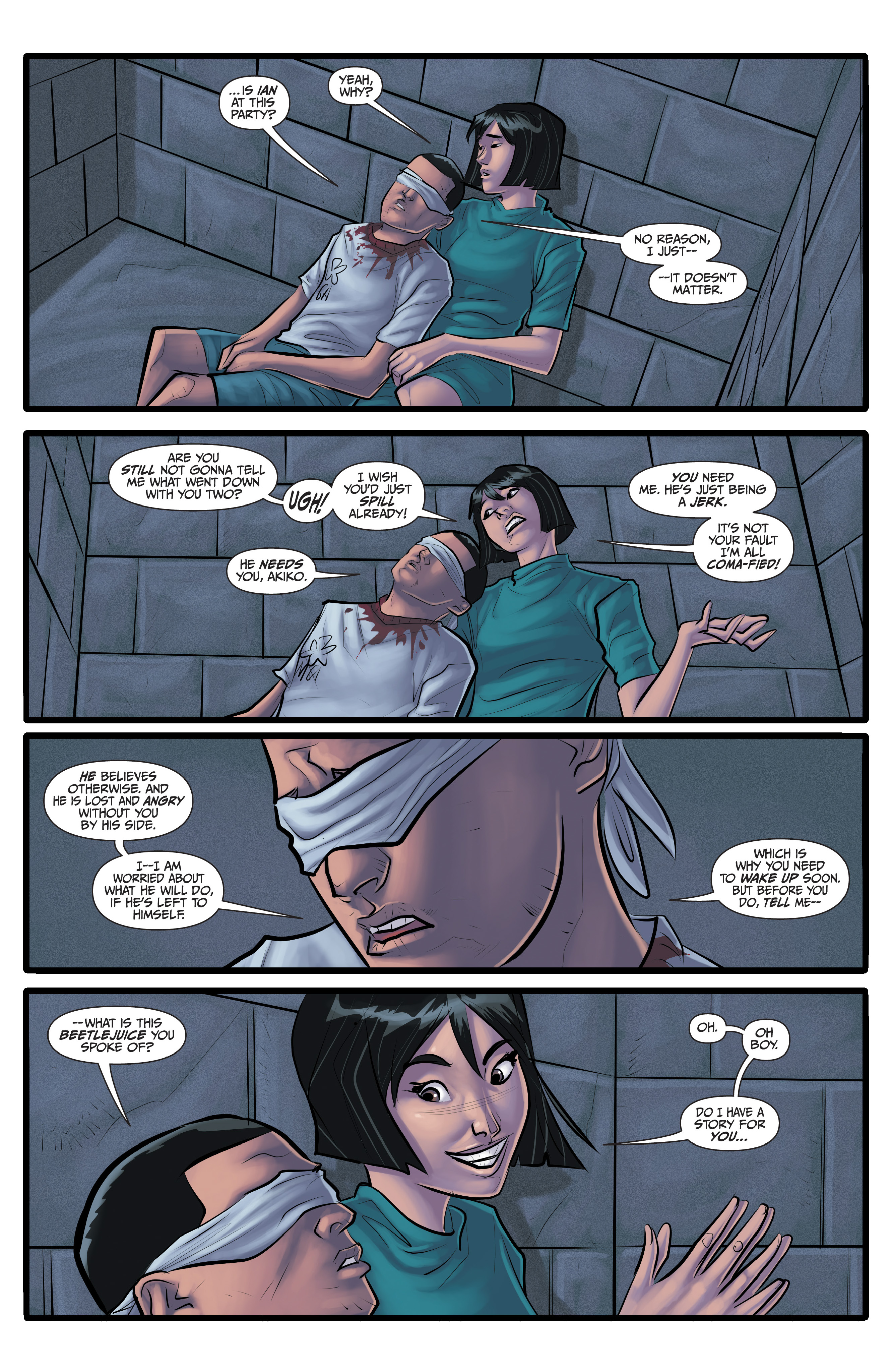 Read online Morning Glories comic -  Issue #47 - 10