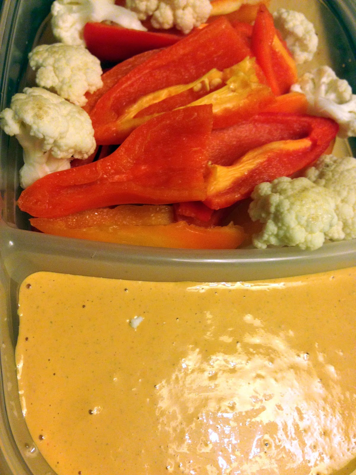 My Blissful Journey Creamy Red Pepper Vinaigrette Vegan!