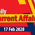 Kerala PSC Daily Malayalam Current Affairs 17 Feb 2020