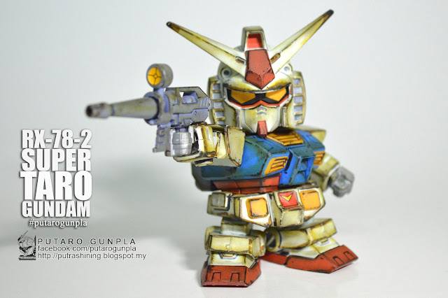 SD RX-78-2 Custom Paint by Putra Shining - PUTARO GUNPLA