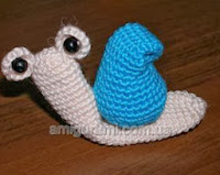 PATRON GRATIS CARACOL AMIGURUMI