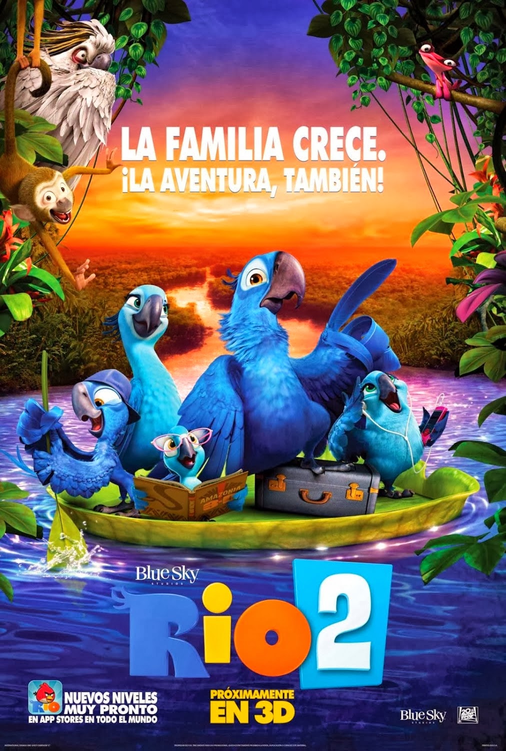 Monde Animation Blue Sky 'Rio 2' New Poster