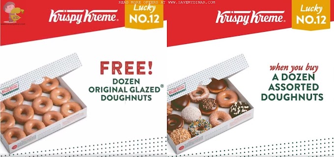 Krispy Kreme Kuwait - FREE dozen original glazed doughnuts