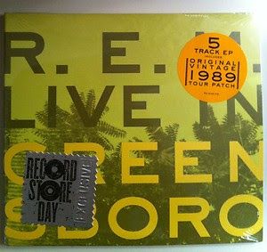 R.E.M. - Live in Greensboro CD EP Review (Record Store Day Release)