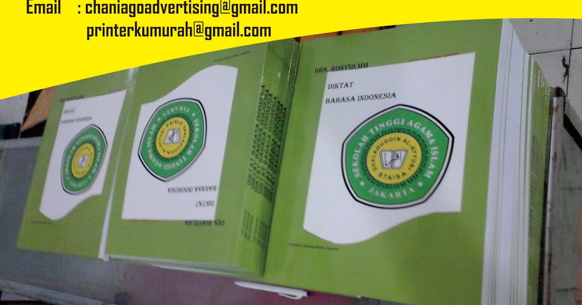 Cetak Buku Pelajaran Warna dan Hitam Putih di Print ter Murah Jakarta