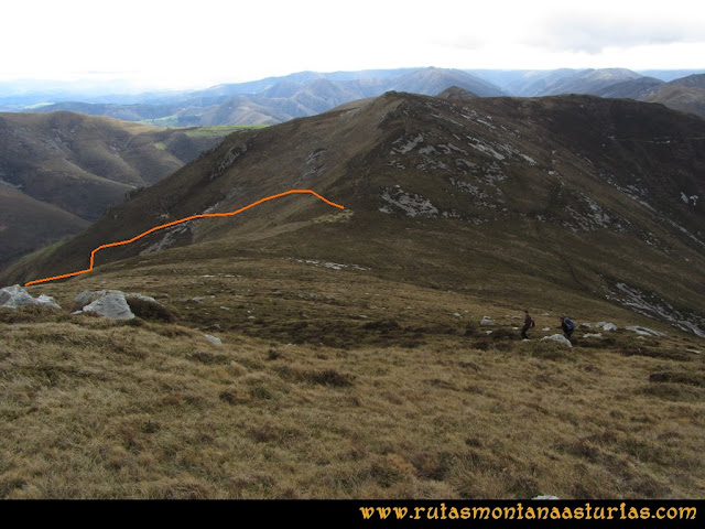 Ruta Alto Aristebano, Estoupo, Capiella Martín: Camino a Folgueras del Rio